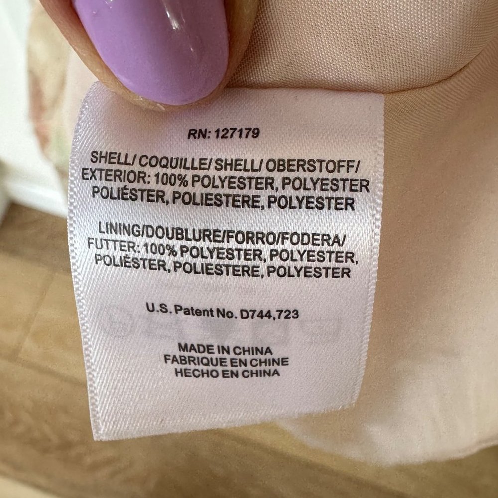 Jenny Yoo Collection Watercolor Lavender “Nyla” Strapless Floor Gown Size 14 - Picture 14 of 16